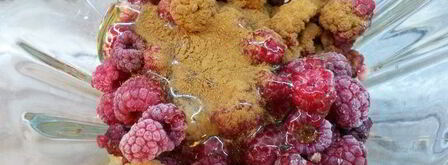 тыквенно-малиновый смузи. Шаг 3