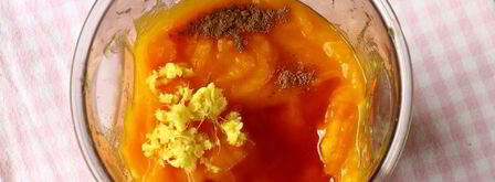 тыквенно-цитрусовый смузи с имбирем. Шаг 9