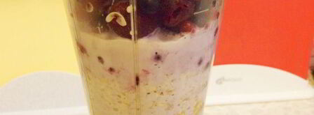 ягодный смузи с овсяными хлопьями. Шаг 3