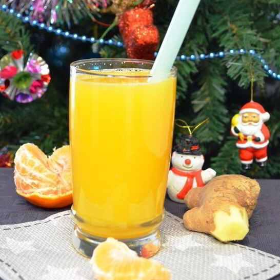 Рецепт мандаринова-имбирного сок