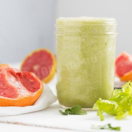 Рецепт сока грейпфрут и сельдерей