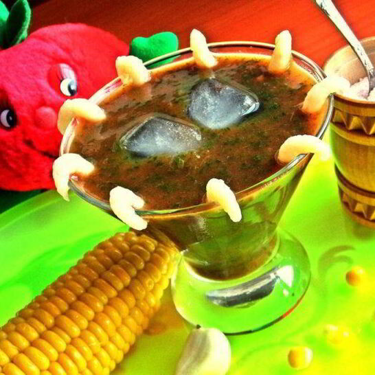 Рецепт томатна-шпинатного напиток