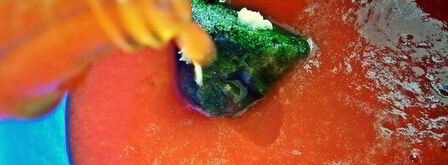 томатно-шпинатный напиток. Шаг 4