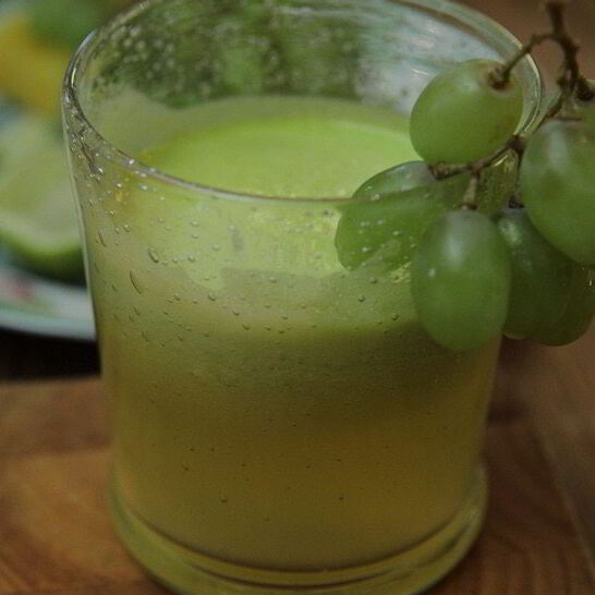 Рецепт зеленого фруктового коктейля