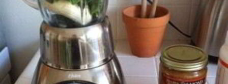 зеленый коктейль с финиками. Шаг 3