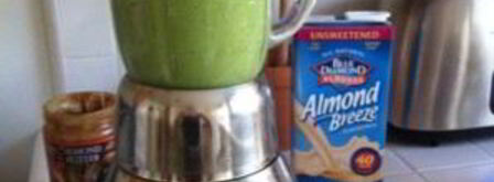 зеленый коктейль с финиками. Шаг 4