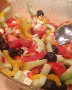 Домашний греческий салат