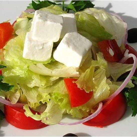 Рецепт греческого салата с адыгейским сыром