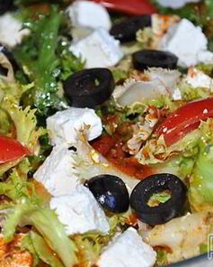 Греческий салат с фетой