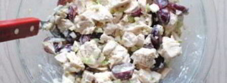 греческий салат с курицей и йогуртом. Шаг 3