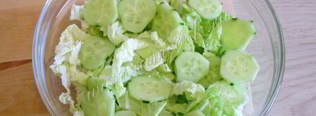 греческий салат с пекинской капустой. Шаг 11