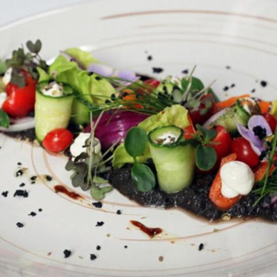 Рецепт греческого салата в новом стиле