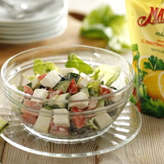 Рецепт летнего салата по-гречески
