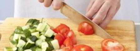 летний салат по-гречески. Шаг 3