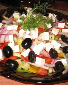 Мой фирменный греческий салат