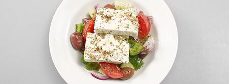 настоящий греческий салат. Шаг 9