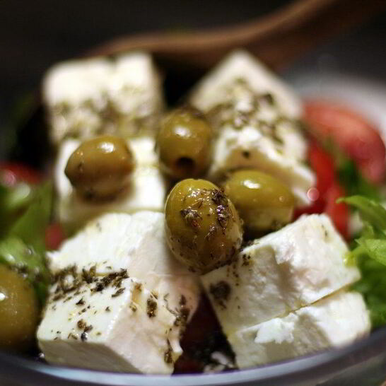 Рецепт салата греческого с оливками