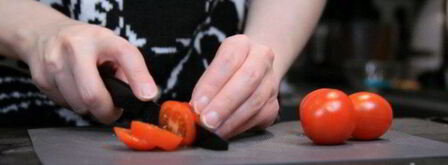 салат из гречки с баклажаном. Шаг 4