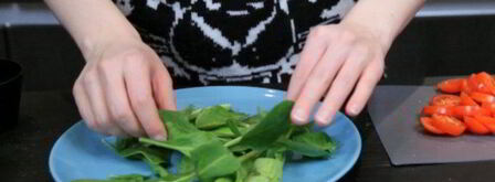 салат из гречки с баклажаном. Шаг 5