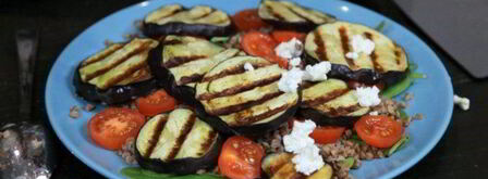 салат из гречки с баклажаном. Шаг 9