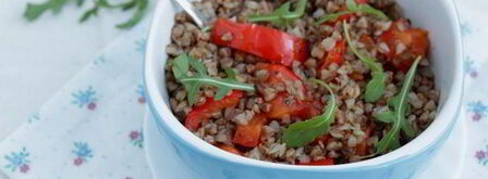 теплый гречневый салат. Шаг 6