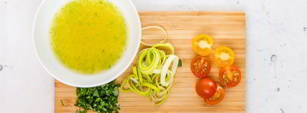 теплый салат с гречкой и нутом. Шаг 5