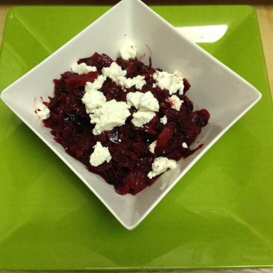 Рецепт капусты со свеклой