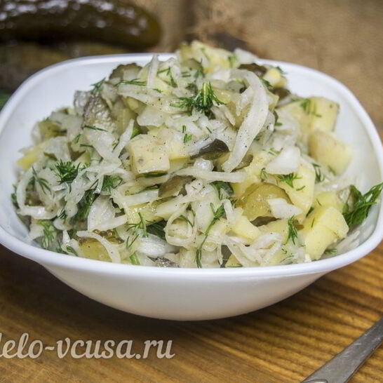 Рецепт картофельного салата по-немецки
