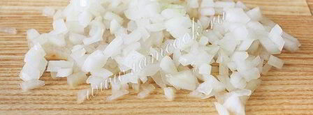 картофельный салат с маринованными грибами. Шаг 5