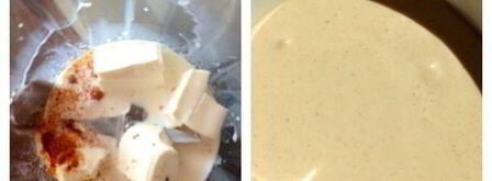 картофельный салат с заправкой из феты. Шаг 4