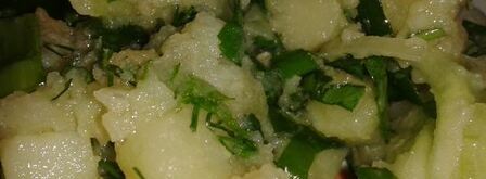 картофельный салат со шпинатом. Шаг 6