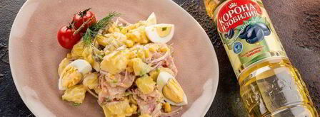 немецкий картофельный салат с домашним майонезом. Шаг 10