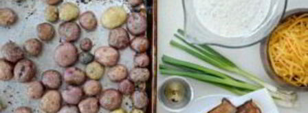 салат из картофеля и бекона. Шаг 3