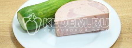 салат с картофелем фри новогодние мотивы. Шаг 5