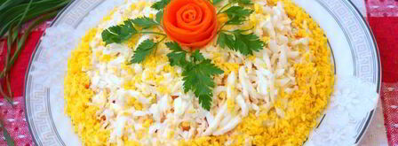 салат с картофелем и курицей. Шаг 6