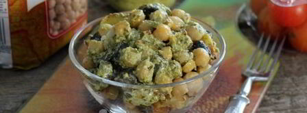 салат с картофелем и нутом. Шаг 11