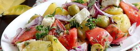 теплый салат с картофелем. Шаг 10