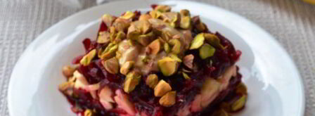 любопытный салат из свеклы и банана. Шаг 6