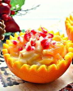 Новогодний фруктовый салат