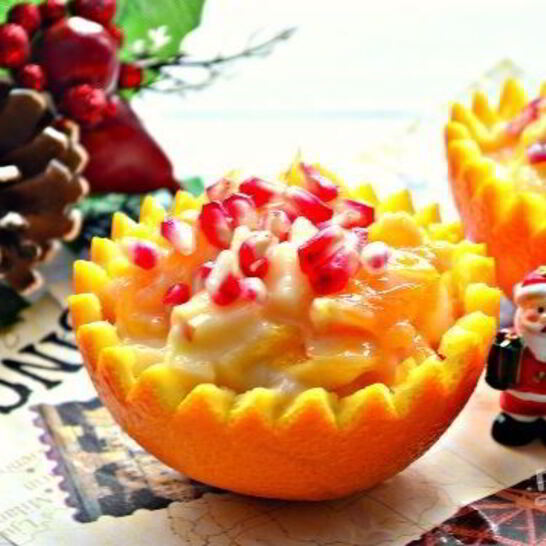 Рецепт новогоднего фруктового салата