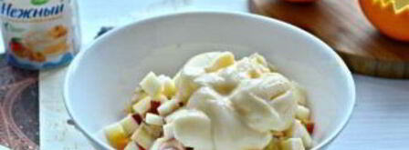 новогодний фруктовый салат. Шаг 6