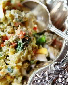 Диетический оливье