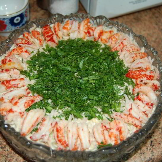 Рецепт классического французского салата оливье