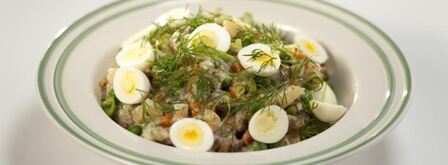 оливье с говяжьей печенкой. Шаг 7