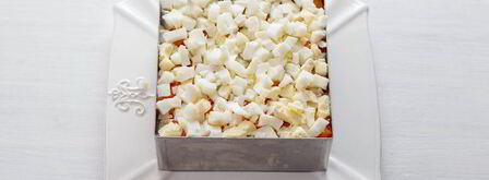 оливье с курицей. Шаг 9