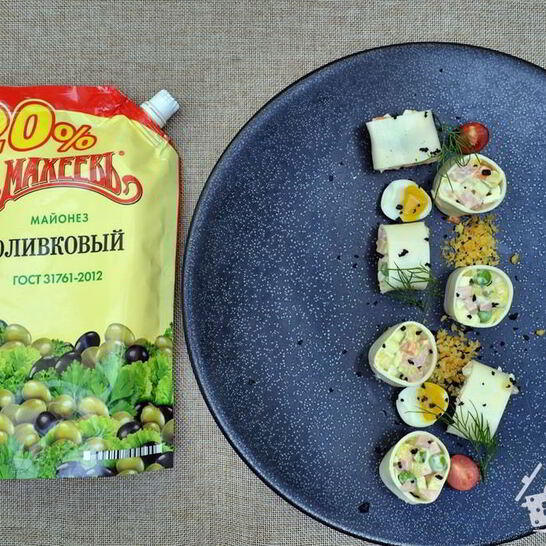 Рецепт оливье с майонезом