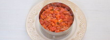 оливье с семгой. Шаг 7