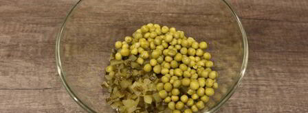 оливье в ветчине. Шаг 3