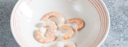 постный оливье с креветками. Шаг 5