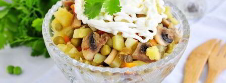 постный оливье. Шаг 9